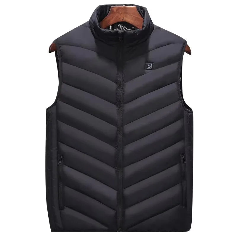 Gilet chauffant USB Polaire – 9 zones de chaleur