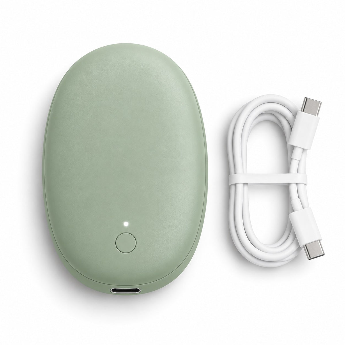 Chauffe-mains Polaire avec son câble USB-C