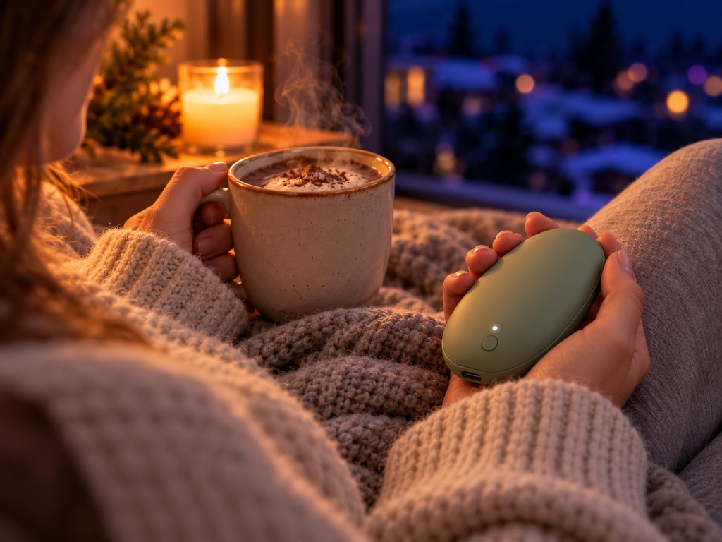 Soirée d'hiver au chaud avec le chauffe-mains Polaire