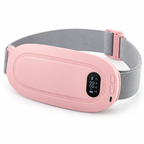 Ceinture chauffante Polaire rose avec écran digital