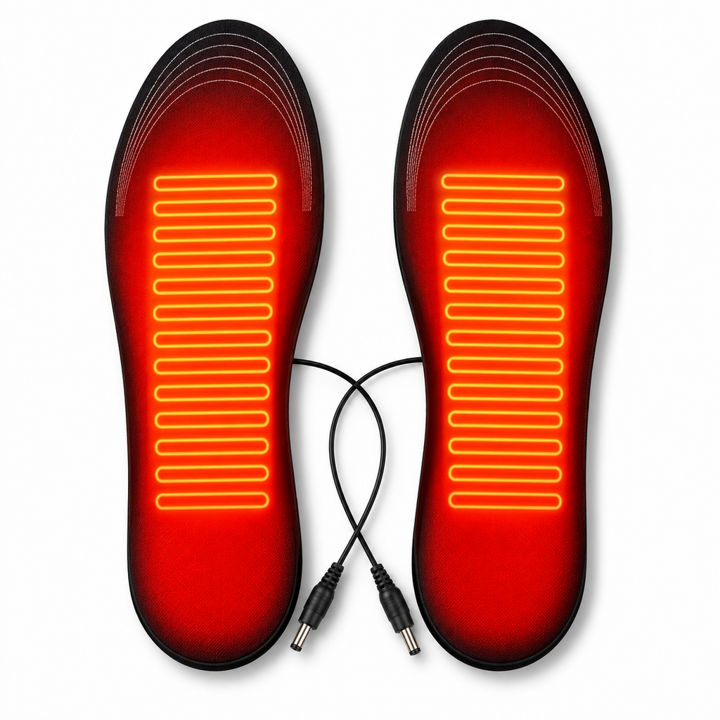 Paire de semelles chauffantes USB Polaire