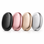 Chauffe-mains Polaire Métal en 4 coloris : noir, rose, doré, argent