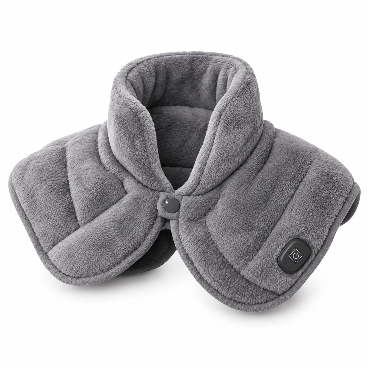 Coussin chauffant cou et épaules Polaire gris