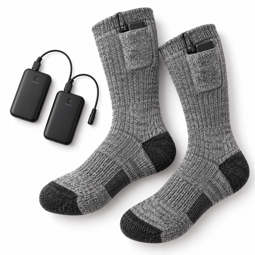 Caractéristiques des chaussettes chauffantes Polaire